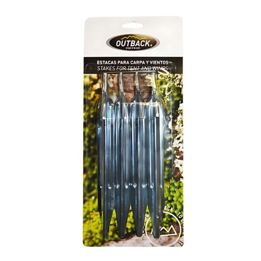 Estacas para carpas y vientos