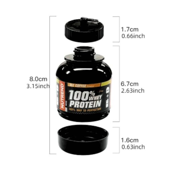 Llavero botella portátil proteína - Imagen 2