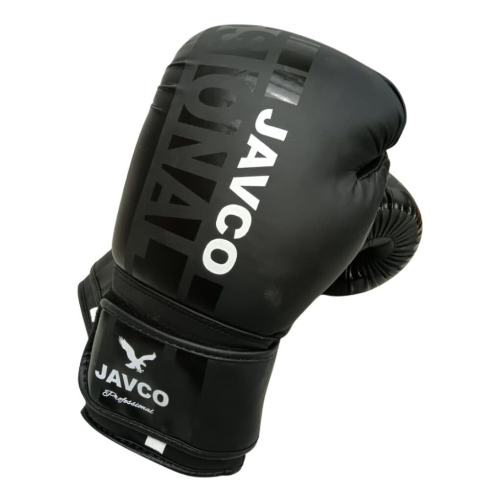 guante boxeo javco negro blanco