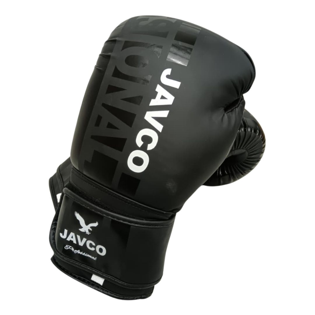 guante boxeo javco negro blanco