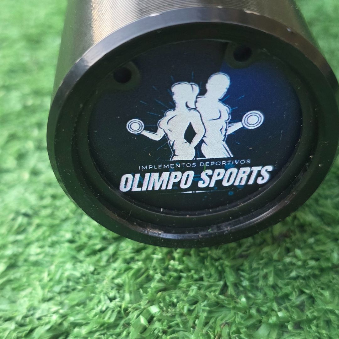 PACK 100KG DISCOS BUMPER+BARRA PREMIUM CHROME/BLACK - Imagen 4