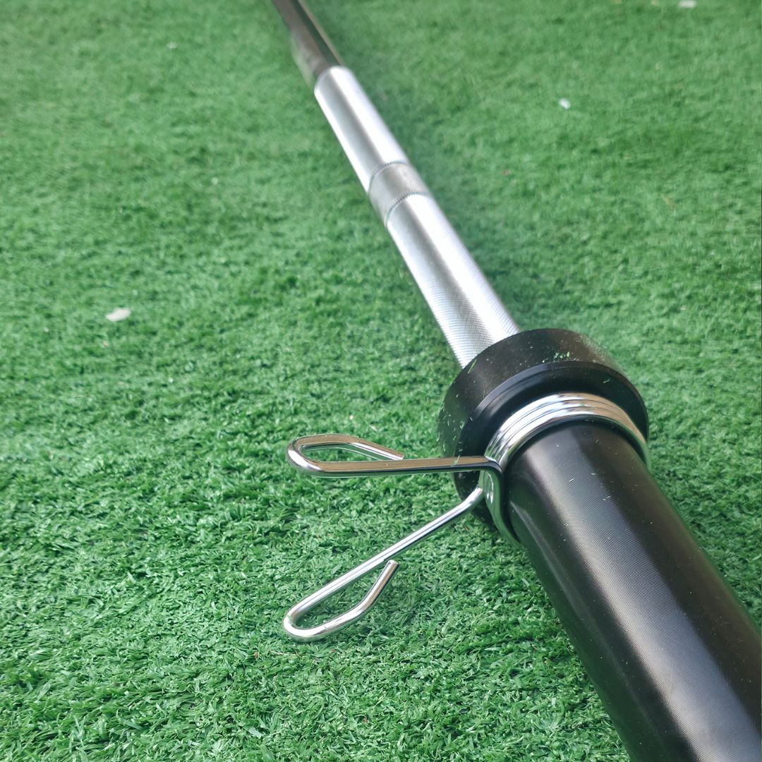 PACK 100KG DISCOS BUMPER+BARRA PREMIUM CHROME/BLACK - Imagen 3