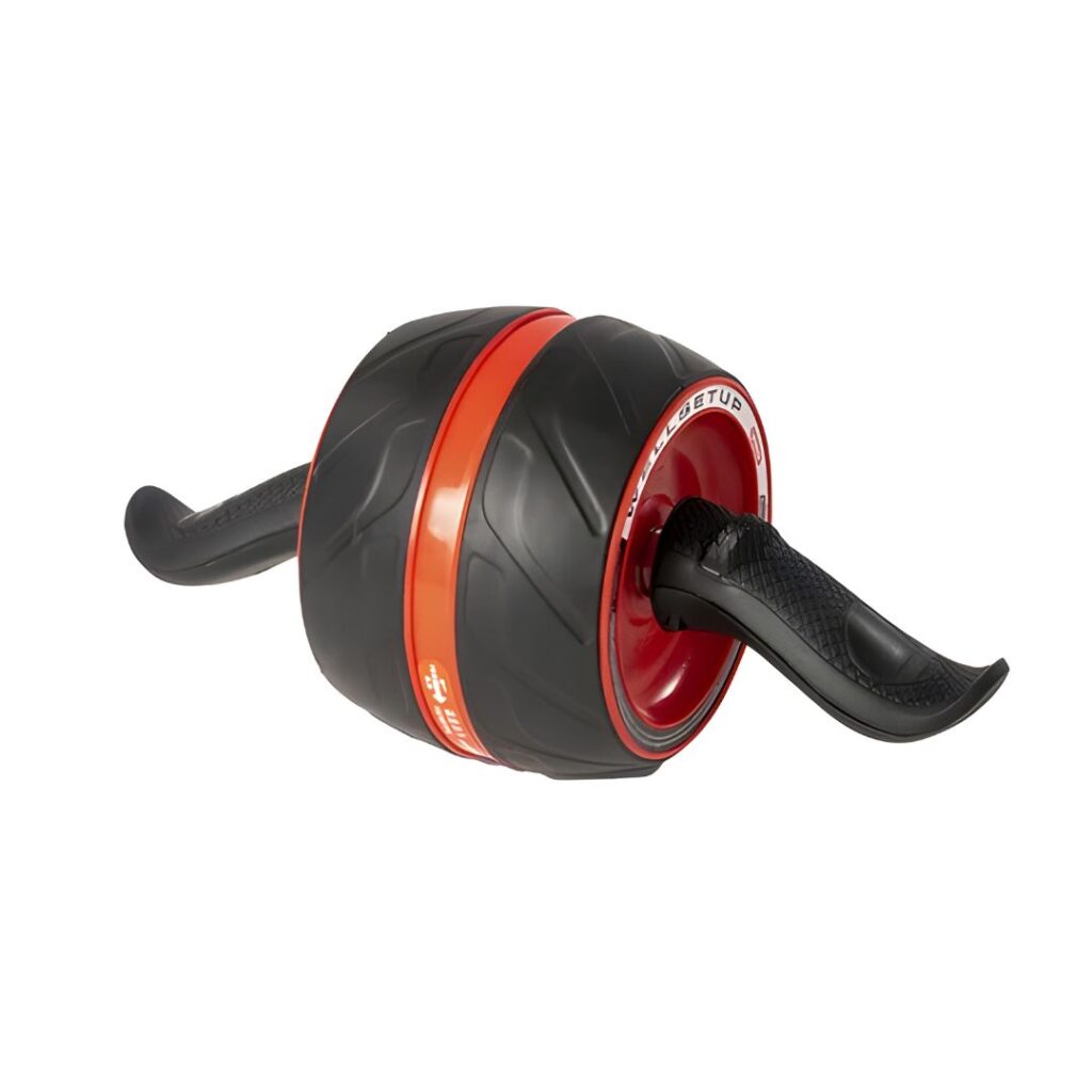 Rueda abdominal doble retractil