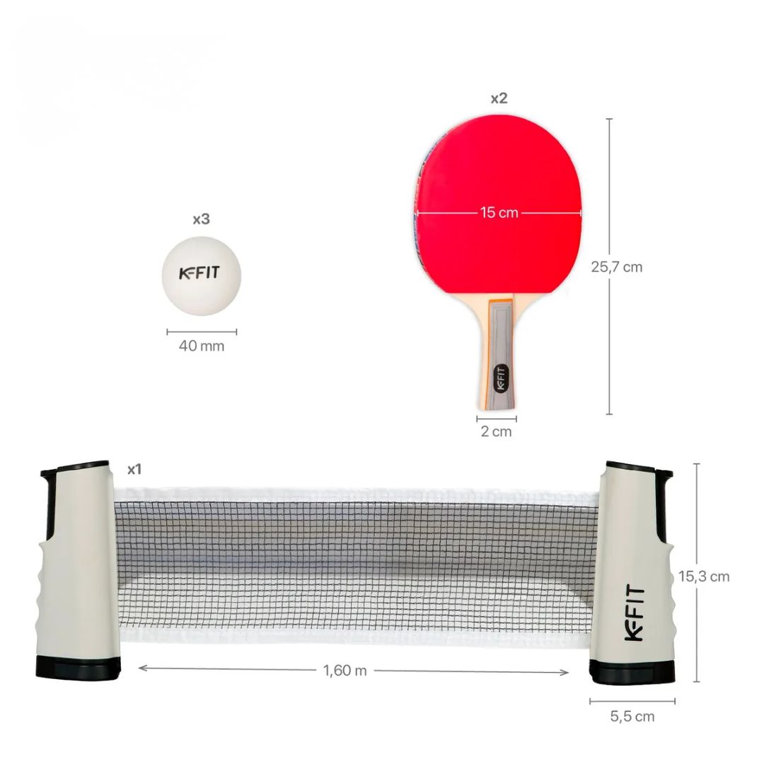 Set Ping-Pong Completo KFit - Imagen 2