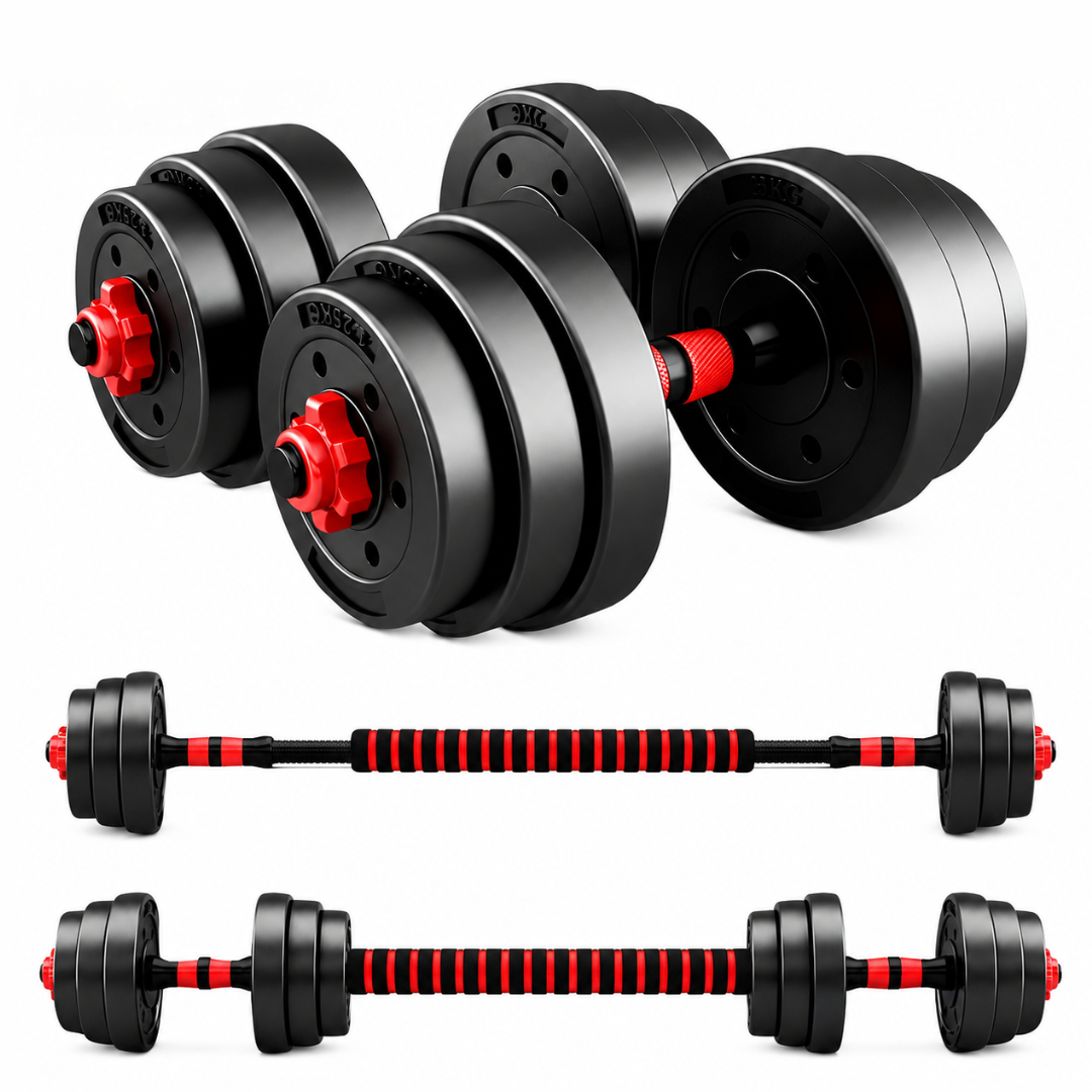 Set mancuernas de vinilo 30kg