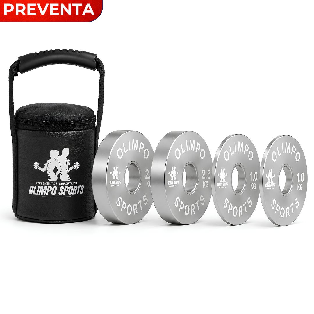 PREVENTA/ Pack discos fraccionados 7kg Olimpo