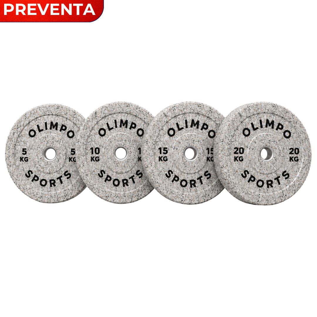 PREVENTA/ Pack 100kg discos Granite Pro Olimpo