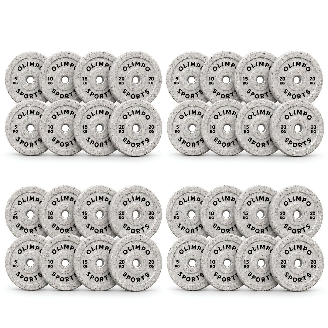 Pack 400kg discos Granite Pro Olimpo